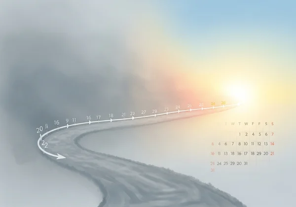 Depression recovery timeline concept art