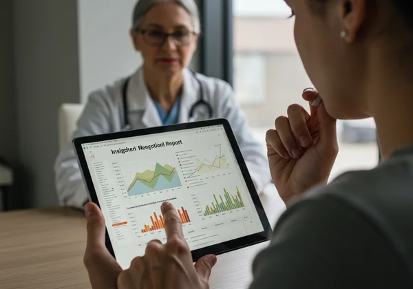 AI mental health tool aiding self-assessment, not diagnosis.